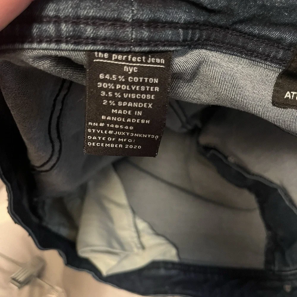 Perfect Jean NYC‎ Athletic Fit Jeans Pants Mens Size 44x34 Blue Denim